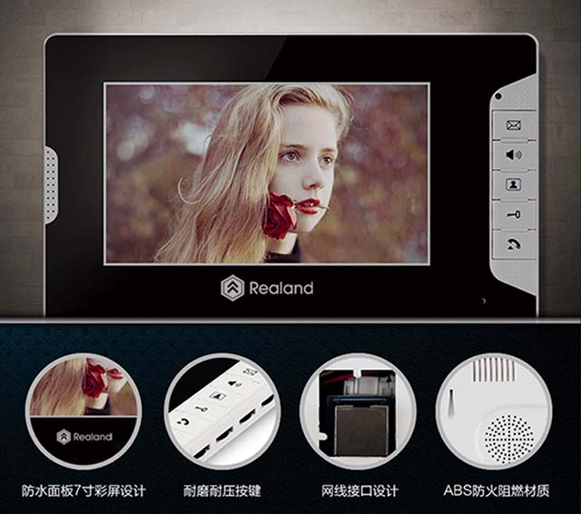 真地F181室内分机展示