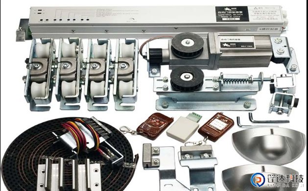 安装电动感应自动门套件机组