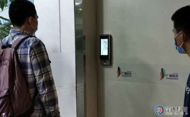 海康人脸识别指纹门禁机安装案例