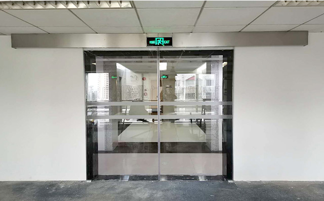 矢量自动感应门安装装饰盖板04