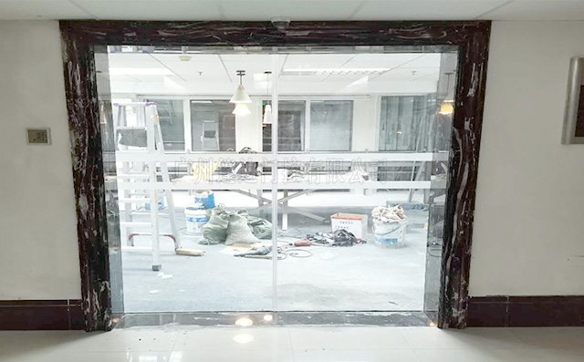 矢量自动感应门安装门禁正面图05