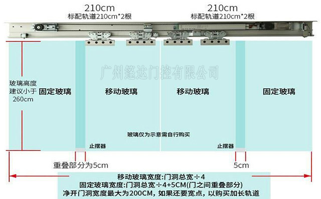 矢量自动感应门安装装示意图06