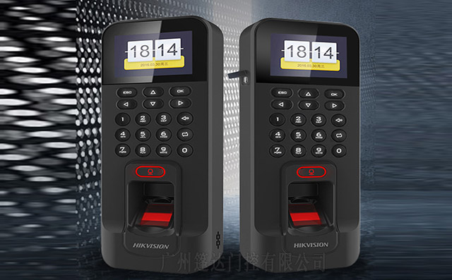 海康指纹门禁机展示图
